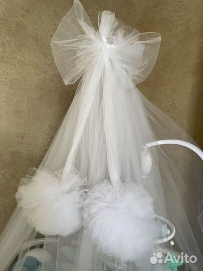 Балдахин в кроватку с держателем