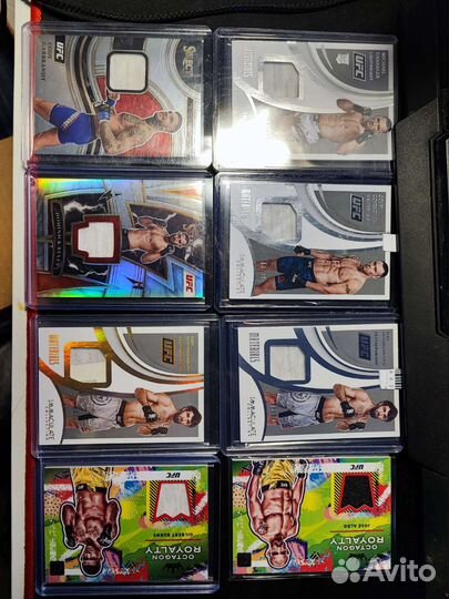 Автографы бойцов UFC Panini