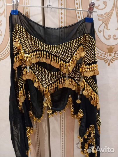 Монеты с монисто для восточных танцев