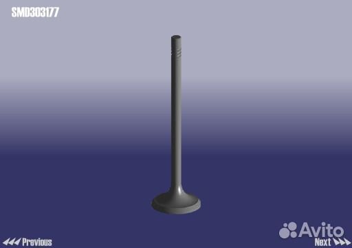 Клапан выпускной chery (1шт) smd303177 chery