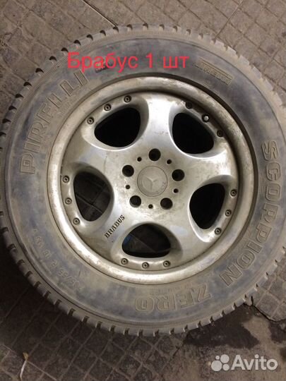 Колесо с оригинальным диском brabus