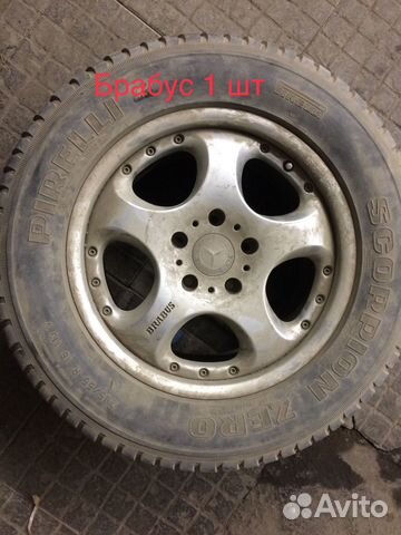 Колесо с оригинальным диском brabus