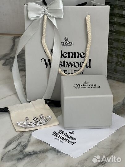 Серьги Vivienne westwood bas relief