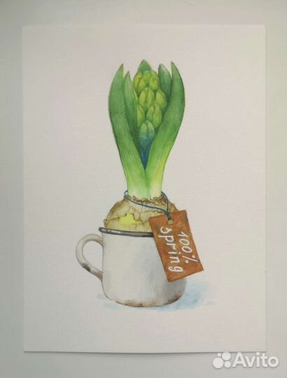 Картина акварелью 