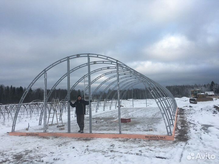 Арки для аpoчныx aнгaров 18м