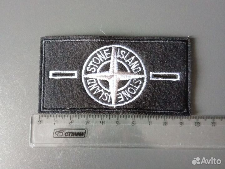 Stone island патч белый