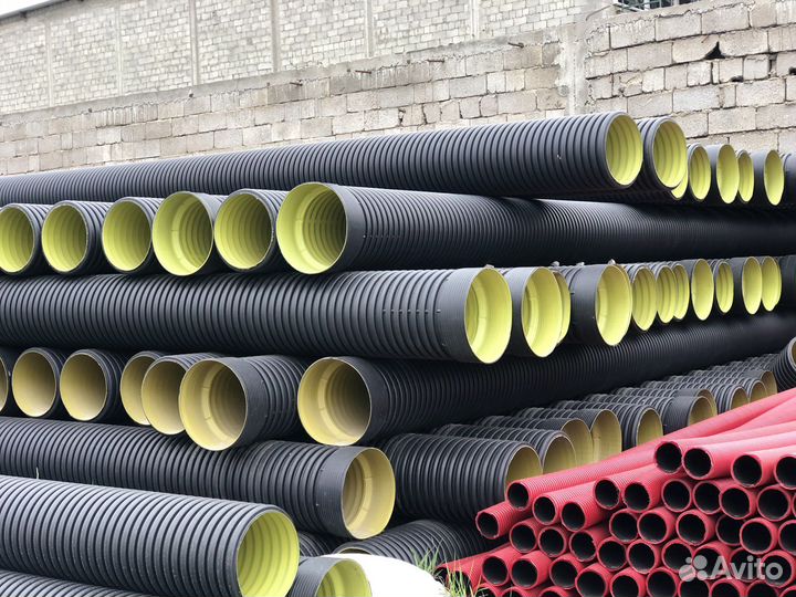 Трубы для канализации/гофрированные