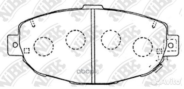 Колод торм диск NiBK PN1231