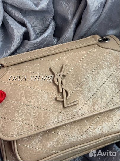 Сумка YSL niki baby бежевая
