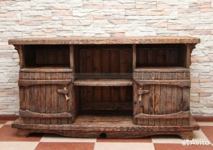 Тумба из массива под старину