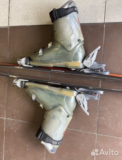 Горные лыжи 170, новые боты 27р
