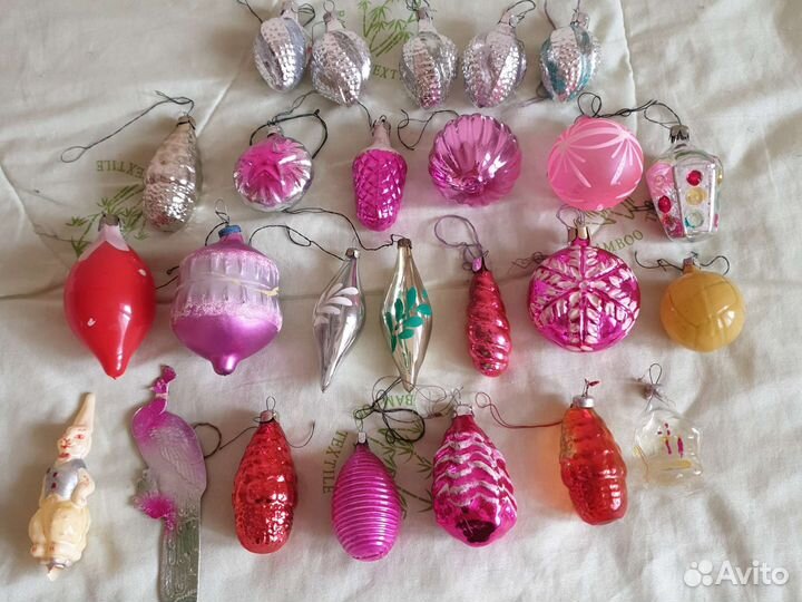 Елочные игрушки 50-60г. СССР. Раритет