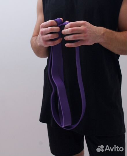 Фитнес резинка экспандер ленточный