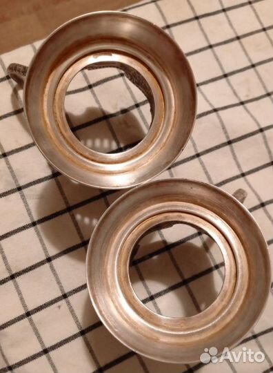 Подстаканники СССР мельхиоровые