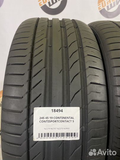 Continental ContiSportContact 5 245/45 R19