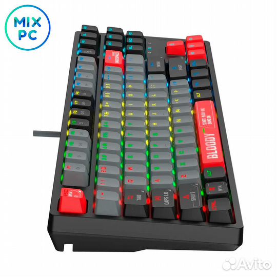 Клавиатура A4Tech Bloody S87 Energy Red/Black