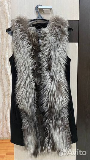 Жилетка меховая натуральная женская