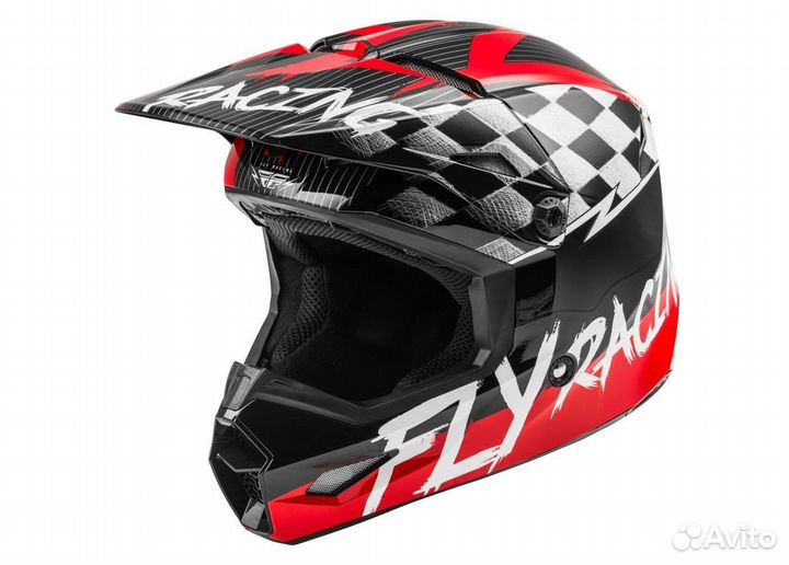 Шлем кроссовый детский FLY racing kinetic Sketch