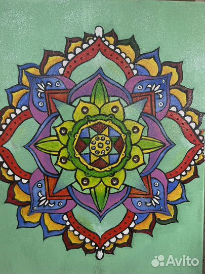Мандала для медитации энергокартина