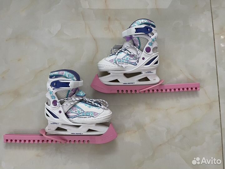 Коньки детские раздвижные 26-31 р