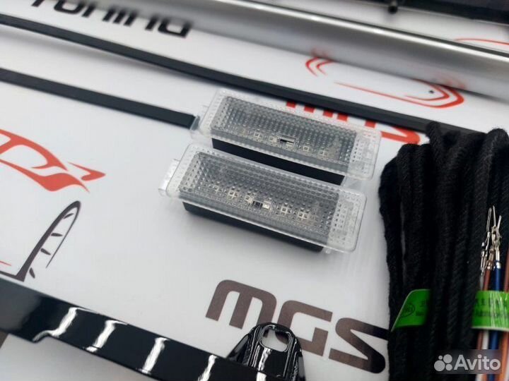 Подсветка салона Ambient серебро+ черный BMW 3 F30