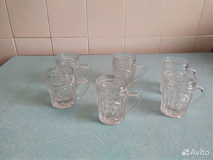 Кружки пивные чешский хрусталь СССР