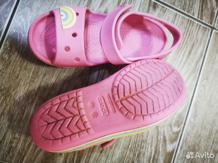 Резиновые шлепки детские Crocs