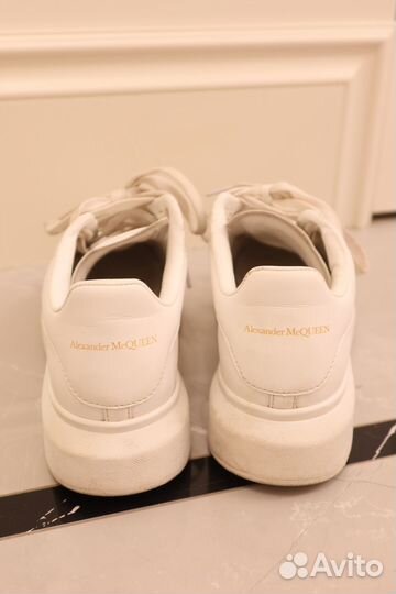 Alexander mcqueen кеды белые 37