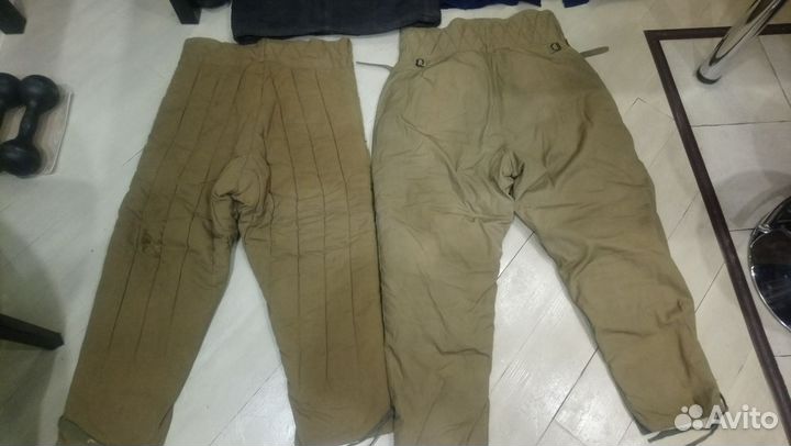 Штаны зимние рабочие ватник и танкистские