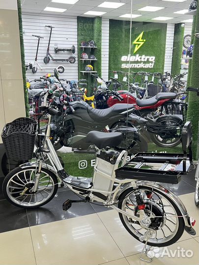 Электровелосипед с 2 аккумуляторами