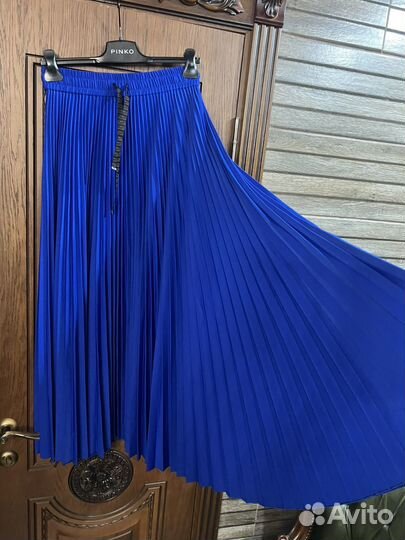 Юбка длинная fendi 46 48 плиссе