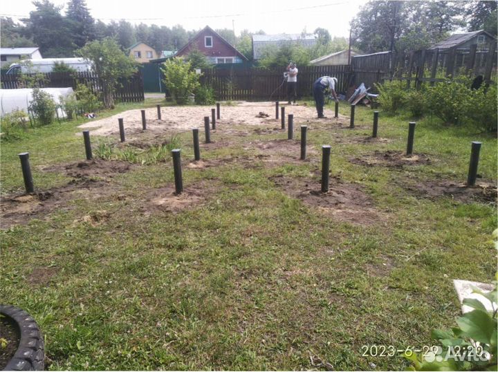 Винтовые сваи под ключ