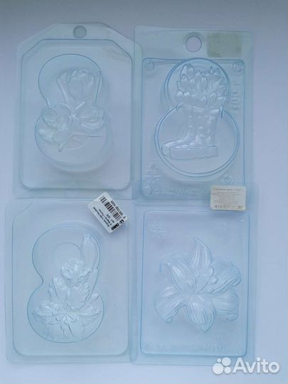 Пластиковые формы для мыла