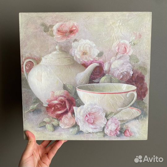 Картина Декупаж Ручная работа Интерьер Подарок