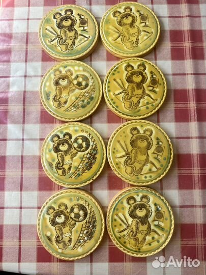 Сувенирные тарелки Олимпиада 80