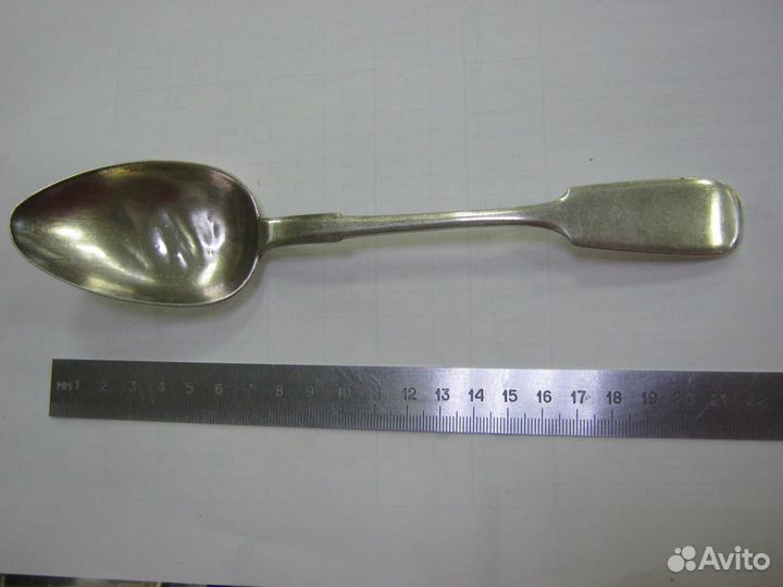 Ложка царская, столовая серебро 84 пр