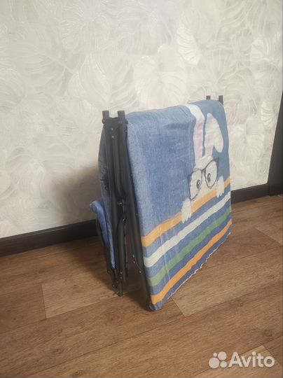 Раскладушка с матрасом детская