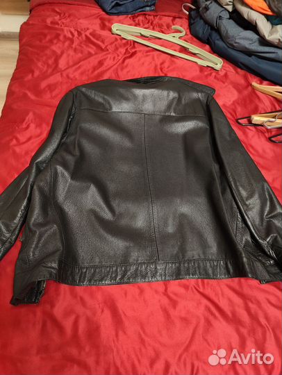 Кожаная куртка мужская