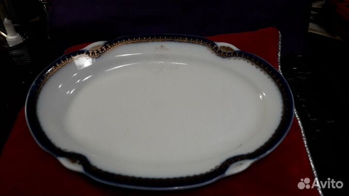 Блюдо фарфор Кузнецов, Романовой Ольги Ал