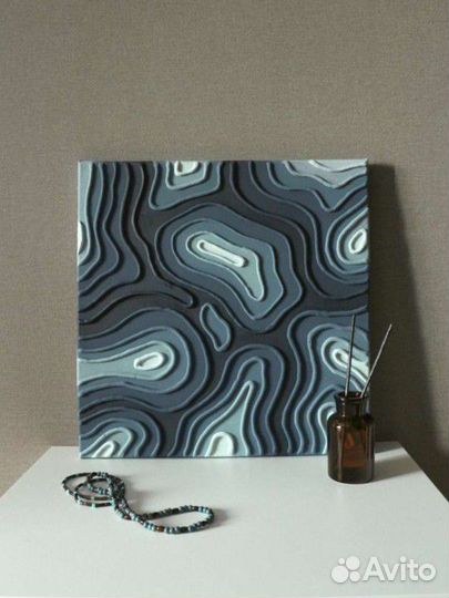 Интерьерная картина текстурная