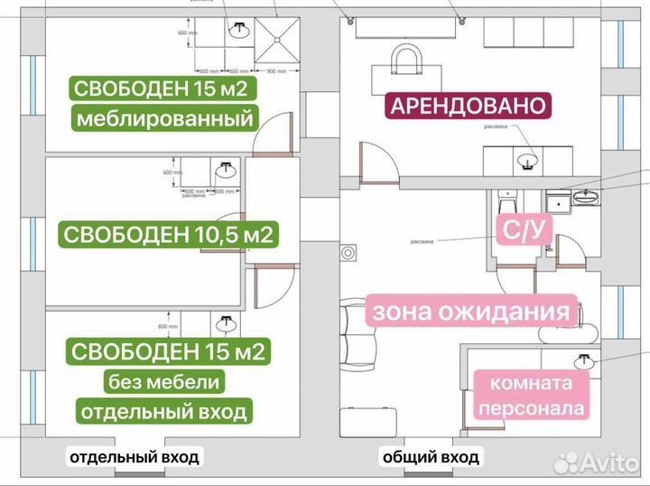 Аренда кабинета