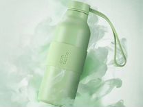 Бутылка для воды, термос, зеленая, 500 мл