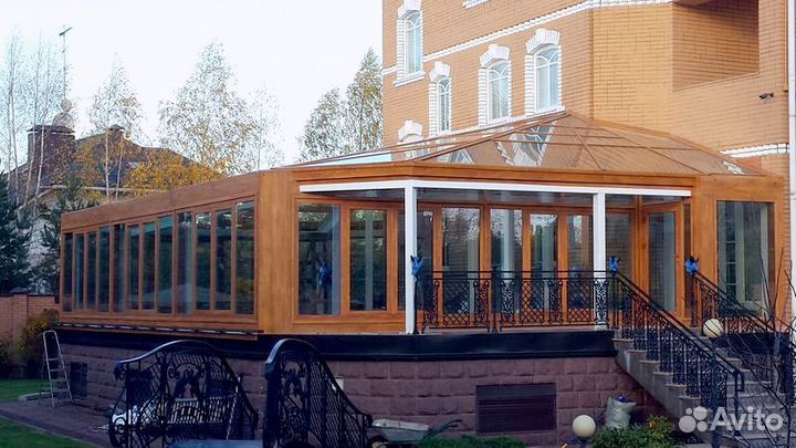 Остекление пластиком веранды террасы