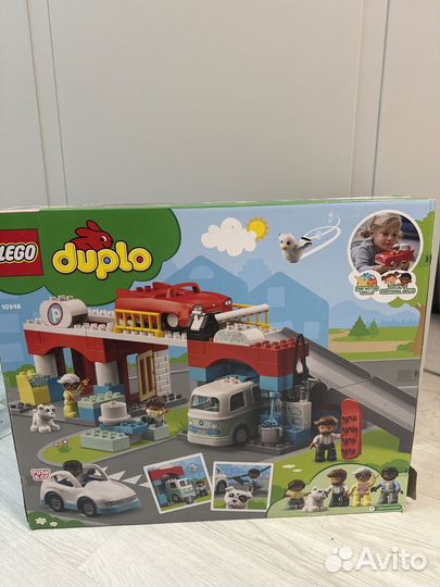 Lego дупло гараж и автомойка оригинал