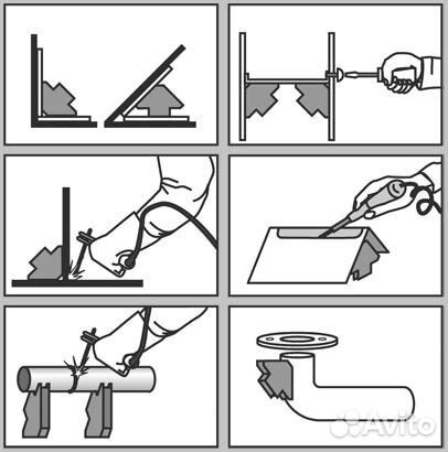 Магнитный фиксатор угловой 25LBS (до 11кг)