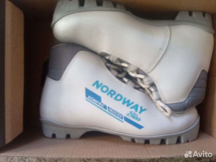 Коньки лижные ботинки