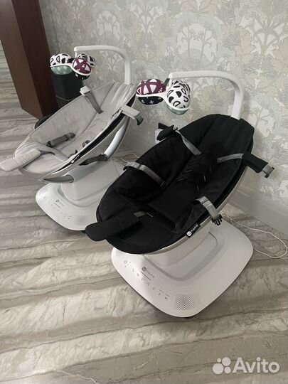 Кресло качалка 4moms mamaroo серый