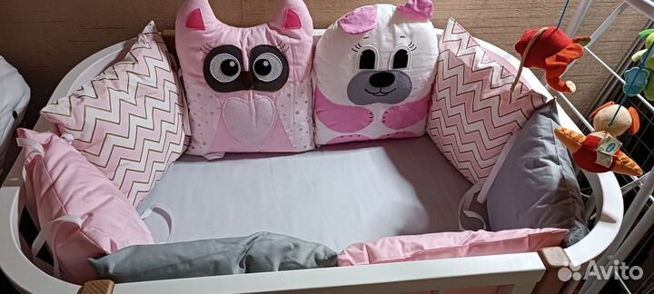 Бортики в кроватку