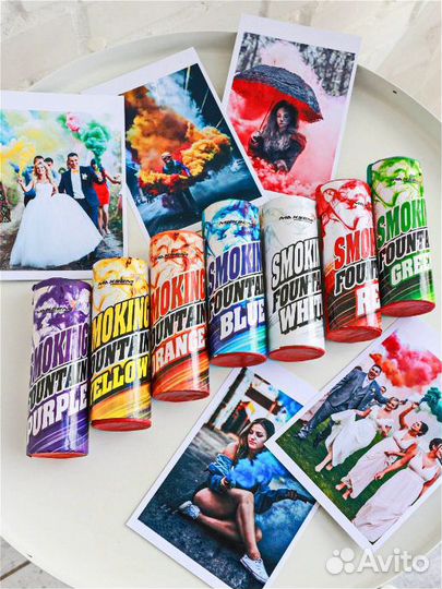 Цветной Дым, Дымовые Шашки для Фотосессии