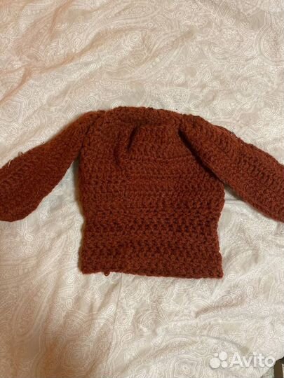 Балаклава вязаная с ушками